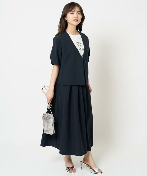 Maison de CINQ / メゾン ドゥ サンク カットソー | 【小さいサイズ】ベーシックロゴTシャツ/洗える | 詳細13