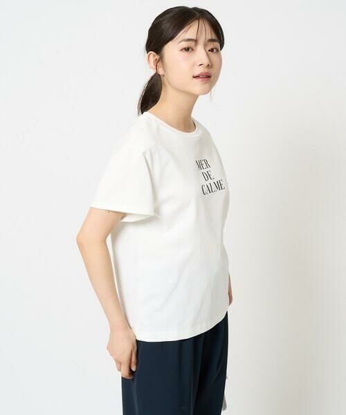 Maison de CINQ / メゾン ドゥ サンク カットソー | 【小さいサイズ】ベーシックロゴTシャツ/洗える | 詳細2