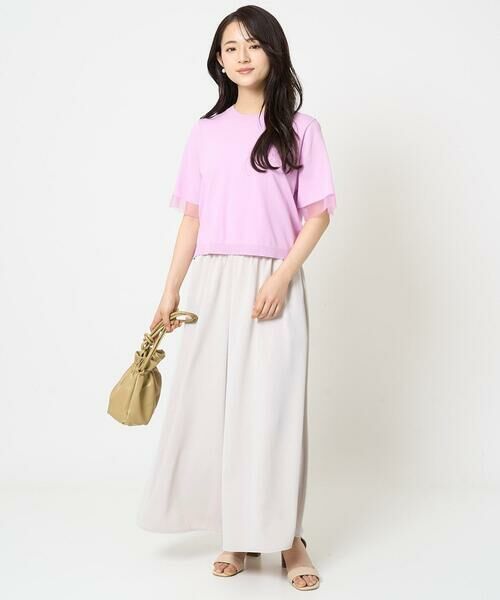 Maison de CINQ / メゾン ドゥ サンク その他パンツ | 【小さいサイズ】リラクシーワイドシルエットパンツ/洗える | 詳細11