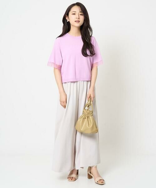 Maison de CINQ / メゾン ドゥ サンク その他パンツ | 【小さいサイズ】リラクシーワイドシルエットパンツ/洗える | 詳細13