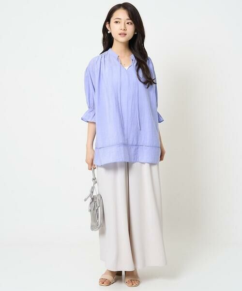 Maison de CINQ / メゾン ドゥ サンク その他パンツ | 【小さいサイズ】リラクシーワイドシルエットパンツ/洗える | 詳細23