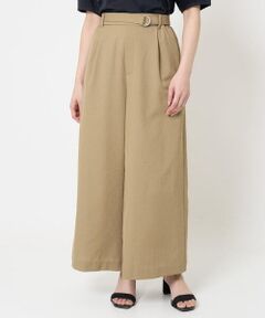 Maison de CINQ / メゾン ドゥ サンク その他パンツ | 【小さいサイズ】ドライリネンライクワイドパンツ/洗える