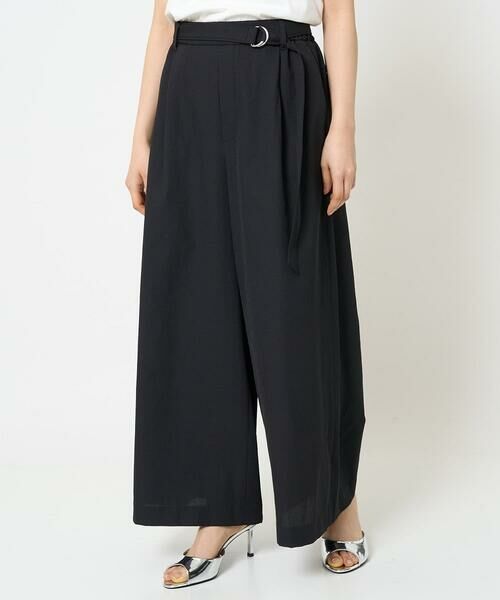 Maison de CINQ / メゾン ドゥ サンク その他パンツ | 【小さいサイズ】ドライリネンライクワイドパンツ/洗える | 詳細1