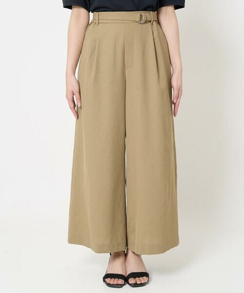 Maison de CINQ / メゾン ドゥ サンク その他パンツ | 【小さいサイズ】ドライリネンライクワイドパンツ/洗える | 詳細10