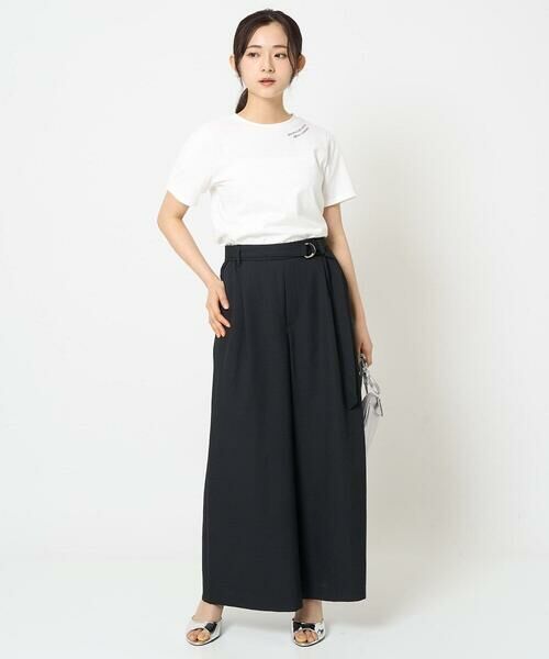 Maison de CINQ / メゾン ドゥ サンク その他パンツ | 【小さいサイズ】ドライリネンライクワイドパンツ/洗える | 詳細16