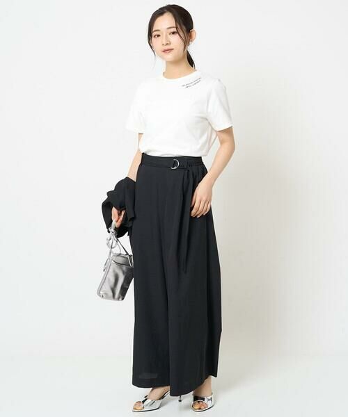 Maison de CINQ / メゾン ドゥ サンク その他パンツ | 【小さいサイズ】ドライリネンライクワイドパンツ/洗える | 詳細17