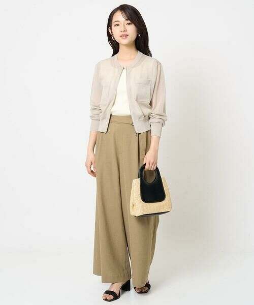 Maison de CINQ / メゾン ドゥ サンク その他パンツ | 【小さいサイズ】ドライリネンライクワイドパンツ/洗える | 詳細19