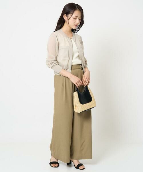 Maison de CINQ / メゾン ドゥ サンク その他パンツ | 【小さいサイズ】ドライリネンライクワイドパンツ/洗える | 詳細20