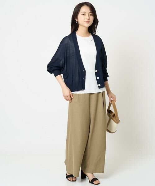 Maison de CINQ / メゾン ドゥ サンク その他パンツ | 【小さいサイズ】ドライリネンライクワイドパンツ/洗える | 詳細21