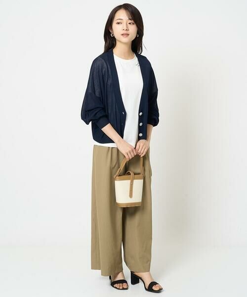 Maison de CINQ / メゾン ドゥ サンク その他パンツ | 【小さいサイズ】ドライリネンライクワイドパンツ/洗える | 詳細22