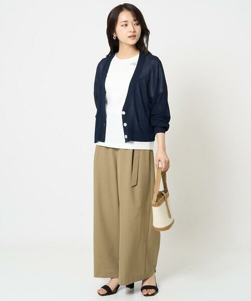 Maison de CINQ / メゾン ドゥ サンク その他パンツ | 【小さいサイズ】ドライリネンライクワイドパンツ/洗える | 詳細23