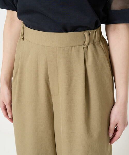 Maison de CINQ / メゾン ドゥ サンク その他パンツ | 【小さいサイズ】ドライリネンライクワイドパンツ/洗える | 詳細7