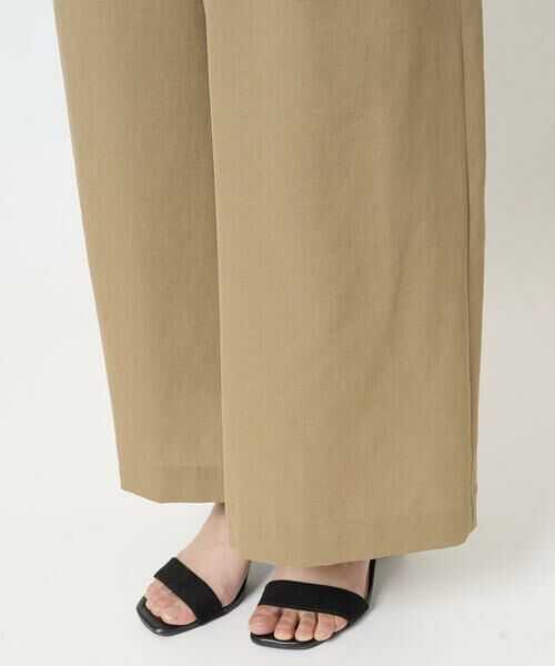 Maison de CINQ / メゾン ドゥ サンク その他パンツ | 【小さいサイズ】ドライリネンライクワイドパンツ/洗える | 詳細9