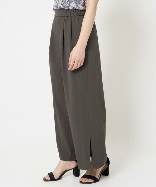 Maison de CINQ / メゾン ドゥ サンク チノ・ワークパンツ | 【小さいサイズ】サイドスリットセミワイドパンツ/洗える | 詳細5