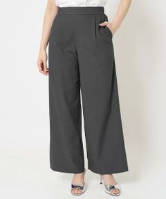 Maison de CINQ / メゾン ドゥ サンク その他パンツ | 【小さいサイズ】ワイドストレート ストレッチプルオンパンツ/洗える