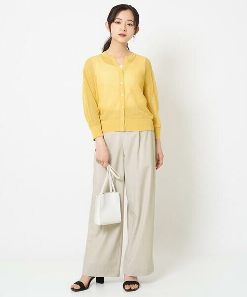 Maison de CINQ / メゾン ドゥ サンク その他パンツ | 【小さいサイズ】ワイドストレート ストレッチプルオンパンツ/洗える | 詳細21