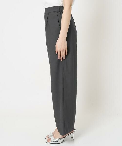 Maison de CINQ / メゾン ドゥ サンク その他パンツ | 【小さいサイズ】ワイドストレート ストレッチプルオンパンツ/洗える | 詳細4