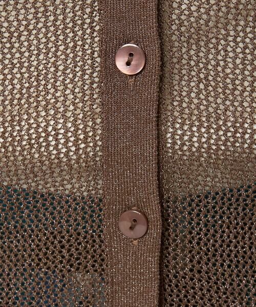 Maison de CINQ / メゾン ドゥ サンク カーディガン・ボレロ | 【小さいサイズ】メッシュ柄ニットカーディガン | 詳細11
