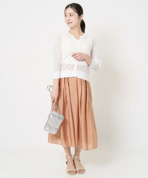 Maison de CINQ / メゾン ドゥ サンク カーディガン・ボレロ | 【小さいサイズ】メッシュ柄ニットカーディガン | 詳細13