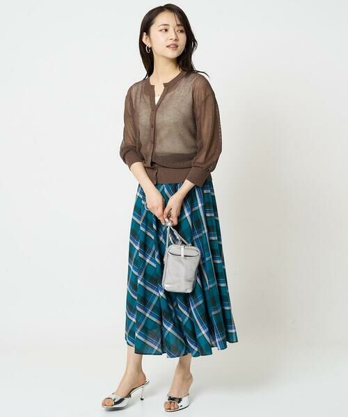 Maison de CINQ / メゾン ドゥ サンク カーディガン・ボレロ | 【小さいサイズ】メッシュ柄ニットカーディガン | 詳細17