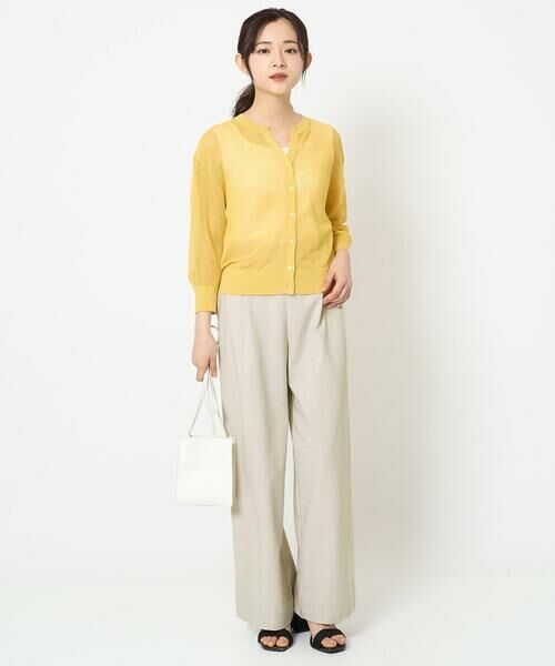 Maison de CINQ / メゾン ドゥ サンク カーディガン・ボレロ | 【小さいサイズ】メッシュ柄ニットカーディガン | 詳細25