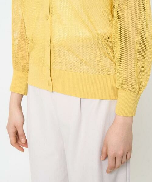 Maison de CINQ / メゾン ドゥ サンク カーディガン・ボレロ | 【小さいサイズ】メッシュ柄ニットカーディガン | 詳細9
