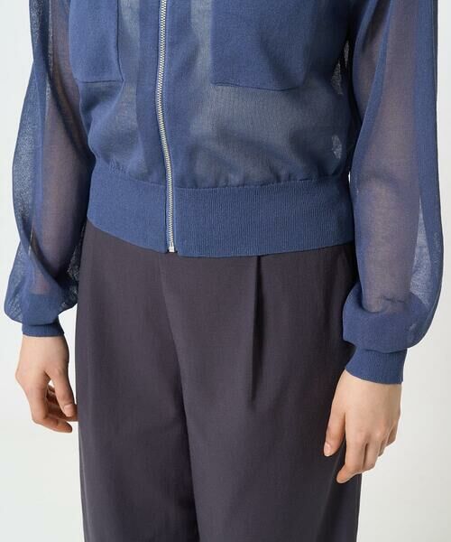 Maison de CINQ / メゾン ドゥ サンク その他アウター | 【小さいサイズ】シアーニットブルゾン/接触冷感/洗える | 詳細10