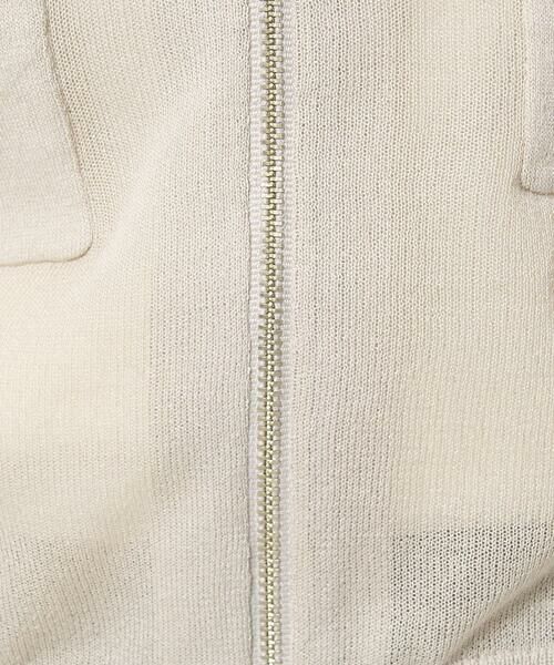 Maison de CINQ / メゾン ドゥ サンク その他アウター | 【小さいサイズ】シアーニットブルゾン/接触冷感/洗える | 詳細12