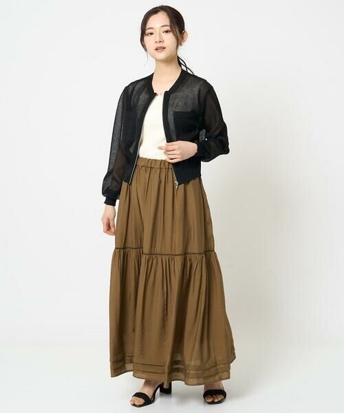 Maison de CINQ / メゾン ドゥ サンク その他アウター | 【小さいサイズ】シアーニットブルゾン/接触冷感/洗える | 詳細15