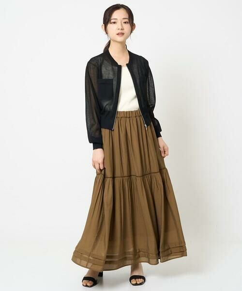 Maison de CINQ / メゾン ドゥ サンク その他アウター | 【小さいサイズ】シアーニットブルゾン/接触冷感/洗える | 詳細16