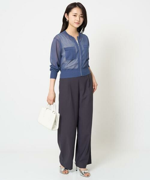 Maison de CINQ / メゾン ドゥ サンク その他アウター | 【小さいサイズ】シアーニットブルゾン/接触冷感/洗える | 詳細17