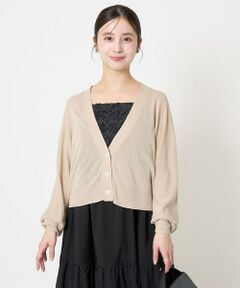 Maison de CINQ / メゾン ドゥ サンク カーディガン・ボレロ | 【小さいサイズ】ドルマンスリーブシアーカーディガン/洗える