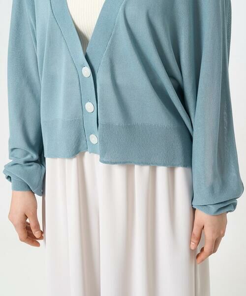 Maison de CINQ / メゾン ドゥ サンク カーディガン・ボレロ | 【小さいサイズ】ドルマンスリーブシアーカーディガン/洗える | 詳細10