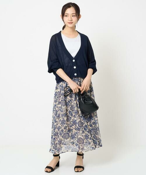 Maison de CINQ / メゾン ドゥ サンク カーディガン・ボレロ | 【小さいサイズ】ドルマンスリーブシアーカーディガン/洗える | 詳細17