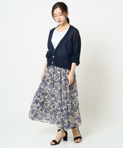 Maison de CINQ / メゾン ドゥ サンク カーディガン・ボレロ | 【小さいサイズ】ドルマンスリーブシアーカーディガン/洗える | 詳細18