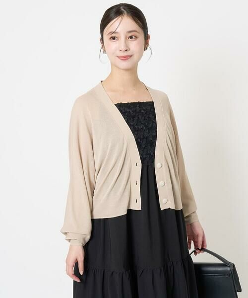 Maison de CINQ / メゾン ドゥ サンク カーディガン・ボレロ | 【小さいサイズ】ドルマンスリーブシアーカーディガン/洗える | 詳細3