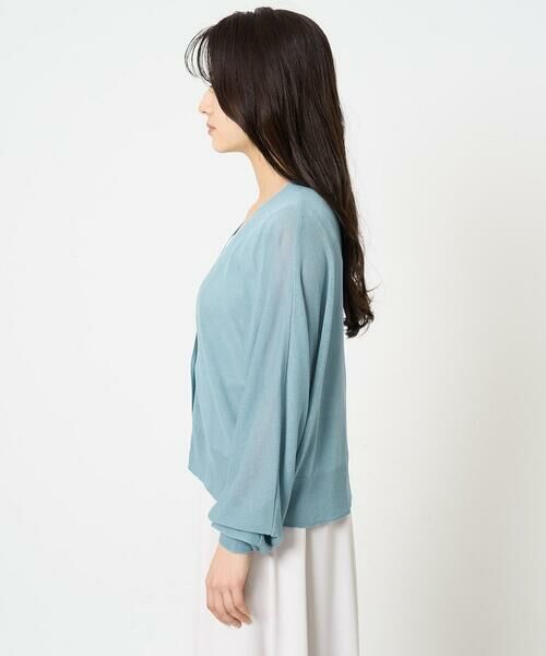 Maison de CINQ / メゾン ドゥ サンク カーディガン・ボレロ | 【小さいサイズ】ドルマンスリーブシアーカーディガン/洗える | 詳細6