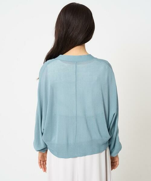 Maison de CINQ / メゾン ドゥ サンク カーディガン・ボレロ | 【小さいサイズ】ドルマンスリーブシアーカーディガン/洗える | 詳細7