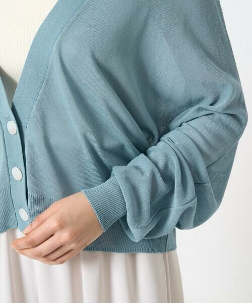 Maison de CINQ / メゾン ドゥ サンク カーディガン・ボレロ | 【小さいサイズ】ドルマンスリーブシアーカーディガン/洗える | 詳細9