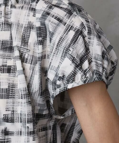 Maison de CINQ / メゾン ドゥ サンク シャツ・ブラウス | [小さいサイズ]かすれチェック柄ノースリーブプルオーバー(セットアップ対応) | 詳細8