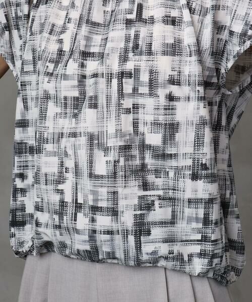Maison de CINQ / メゾン ドゥ サンク シャツ・ブラウス | [小さいサイズ]かすれチェック柄ノースリーブプルオーバー(セットアップ対応) | 詳細9