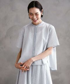 Maison de CINQ / メゾン ドゥ サンク シャツ・ブラウス | [小さいサイズ]エンブロイダリーレースブラウス(セットアップ対応)