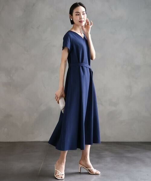 Maison de CINQ / メゾン ドゥ サンク ロング・マキシ丈ワンピース | [小さいサイズ]Vネックワンピース | 詳細14