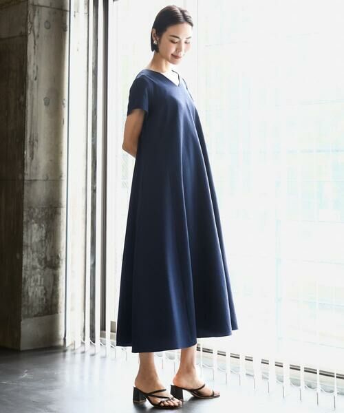 Maison de CINQ / メゾン ドゥ サンク ロング・マキシ丈ワンピース | [小さいサイズ]Vネックワンピース | 詳細16