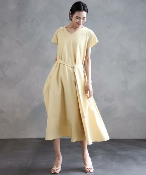 Maison de CINQ / メゾン ドゥ サンク ロング・マキシ丈ワンピース | [小さいサイズ]Vネックワンピース | 詳細19