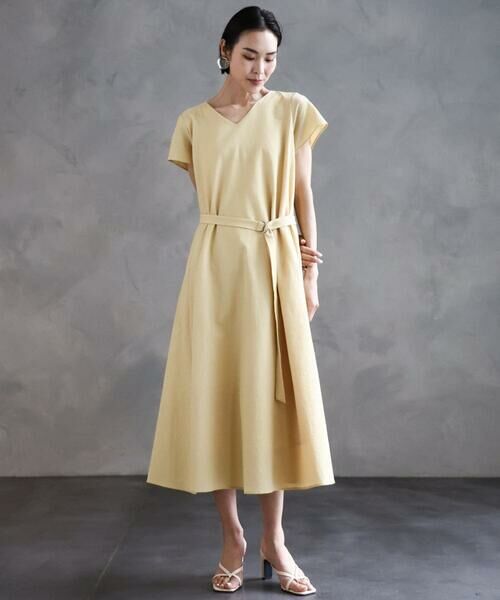 Maison de CINQ / メゾン ドゥ サンク ロング・マキシ丈ワンピース | [小さいサイズ]Vネックワンピース | 詳細2