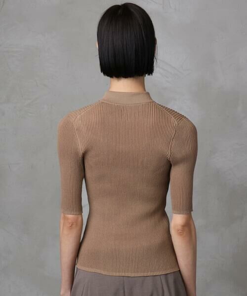 Maison de CINQ / メゾン ドゥ サンク ニット・セーター | [小さいサイズ]シアーリブ襟付きニット | 詳細6