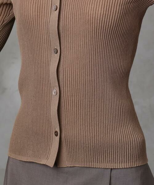 Maison de CINQ / メゾン ドゥ サンク ニット・セーター | [小さいサイズ]シアーリブ襟付きニット | 詳細9