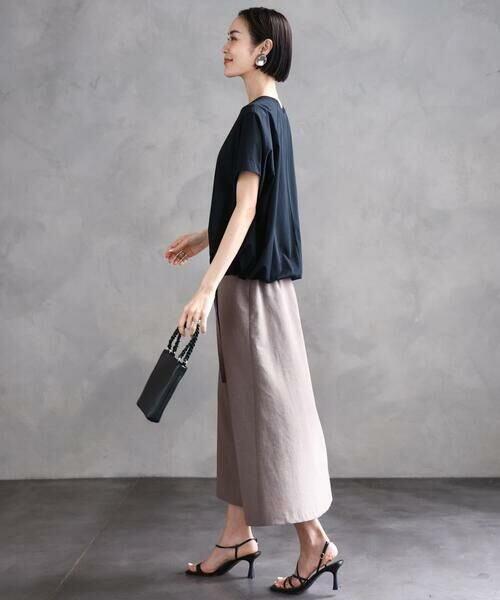 Maison de CINQ / メゾン ドゥ サンク ロング・マキシ丈スカート | [ 小さいサイズ]ベルト付きAラインスカート | 詳細15