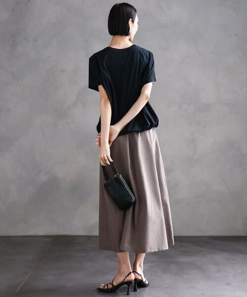 Maison de CINQ / メゾン ドゥ サンク ロング・マキシ丈スカート | [ 小さいサイズ]ベルト付きAラインスカート | 詳細16